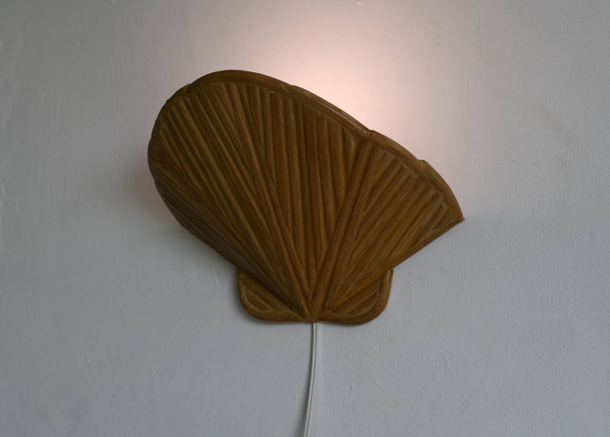 Clamp Shell Shaped Wall Lamp