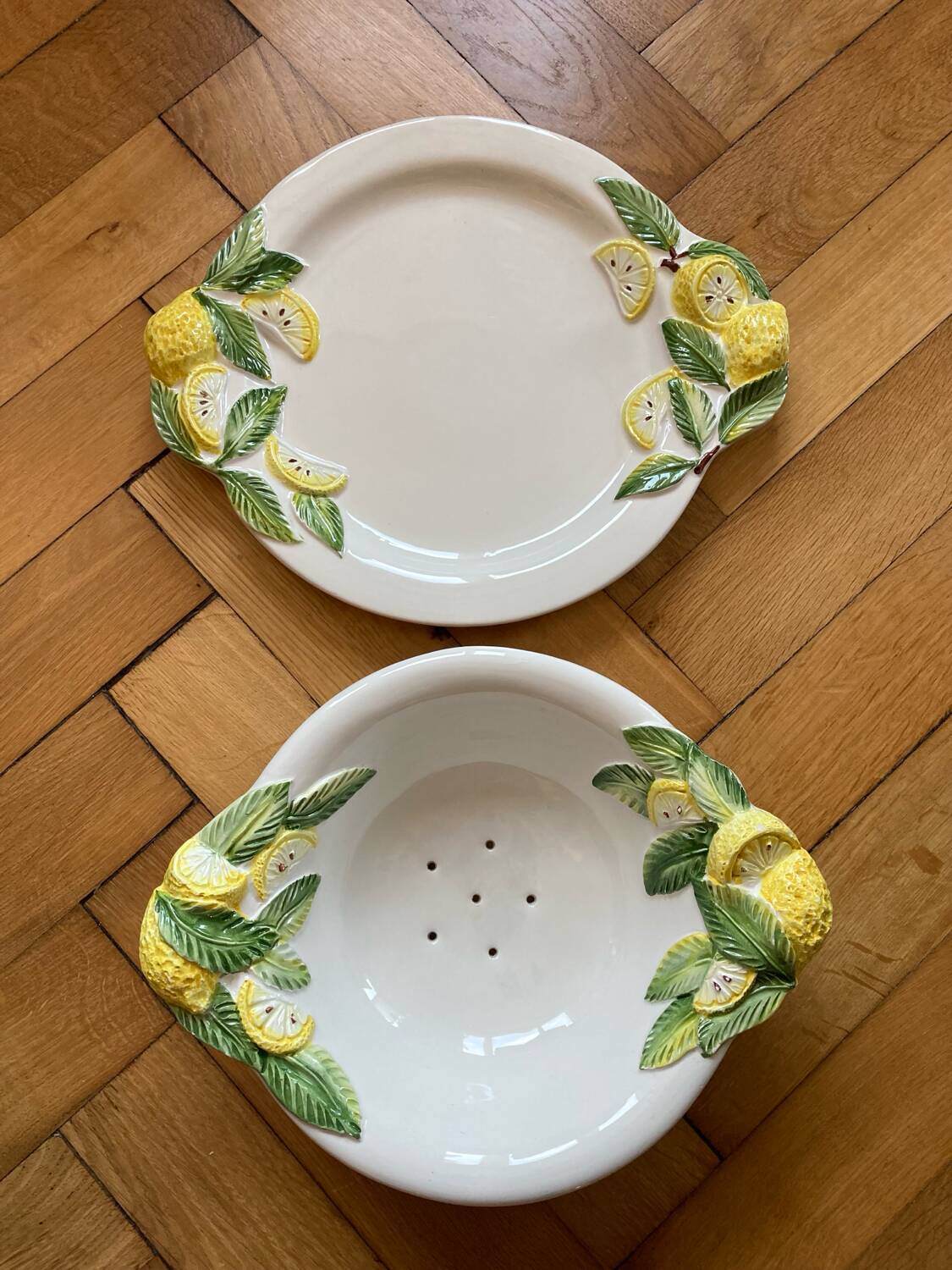 Double lemon slushie fruit bowl Italy