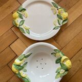 Double lemon slushie fruit bowl Italy