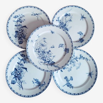 5 assiettes plates Carmen par UetC Sarreguemines