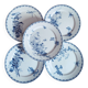 5 Carmen dinner plates by UetC Sarreguemines