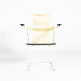 Swedish metal-backed armchair 1960s