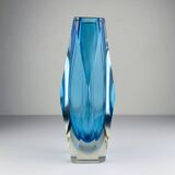 Blue Sommerso vase in Murano glass, 1970s