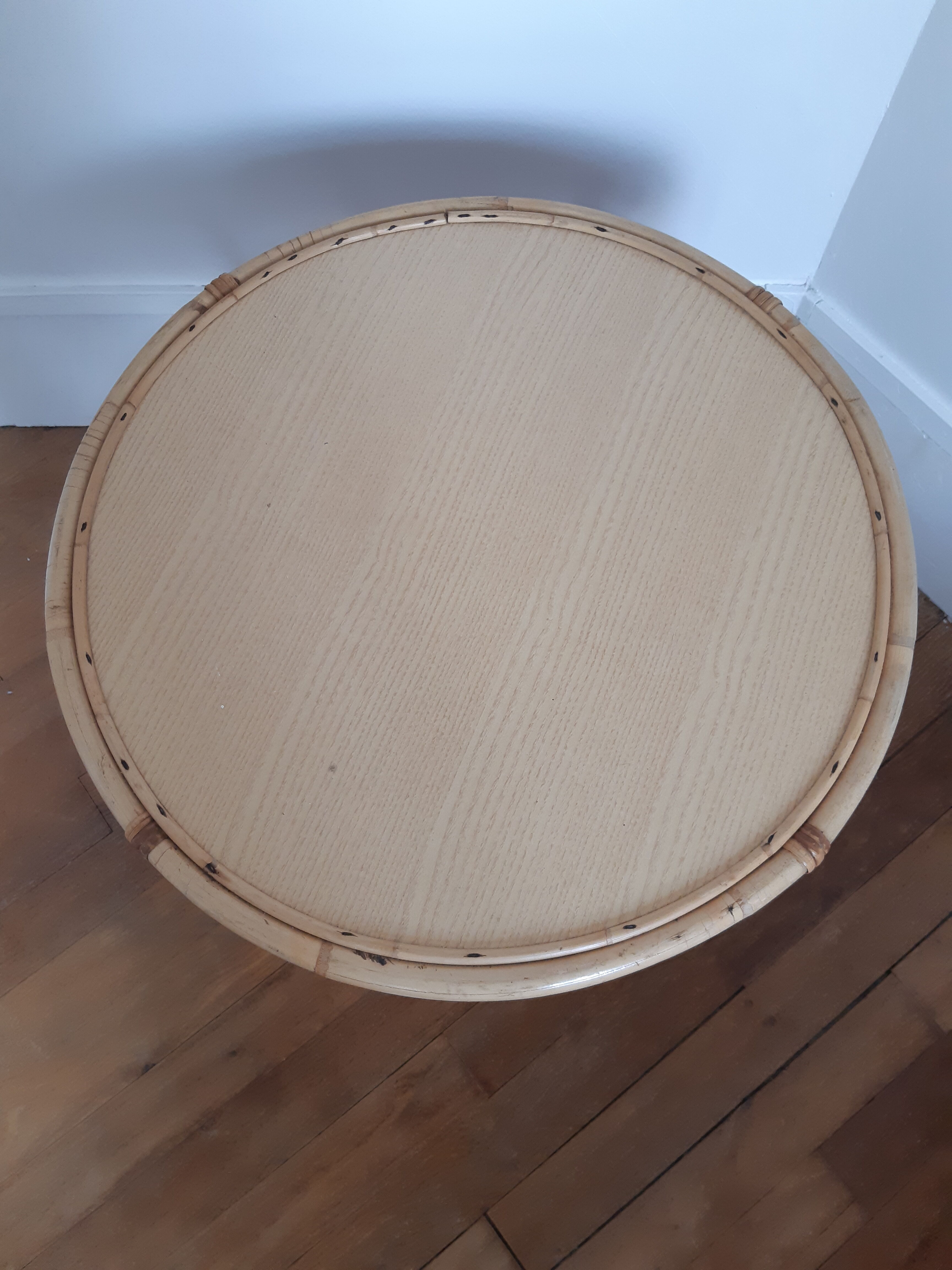Rattan coffee table
