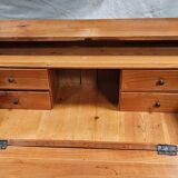 Bureau de pente en merisier blond