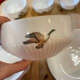 Set of Limoges porcelain bowls