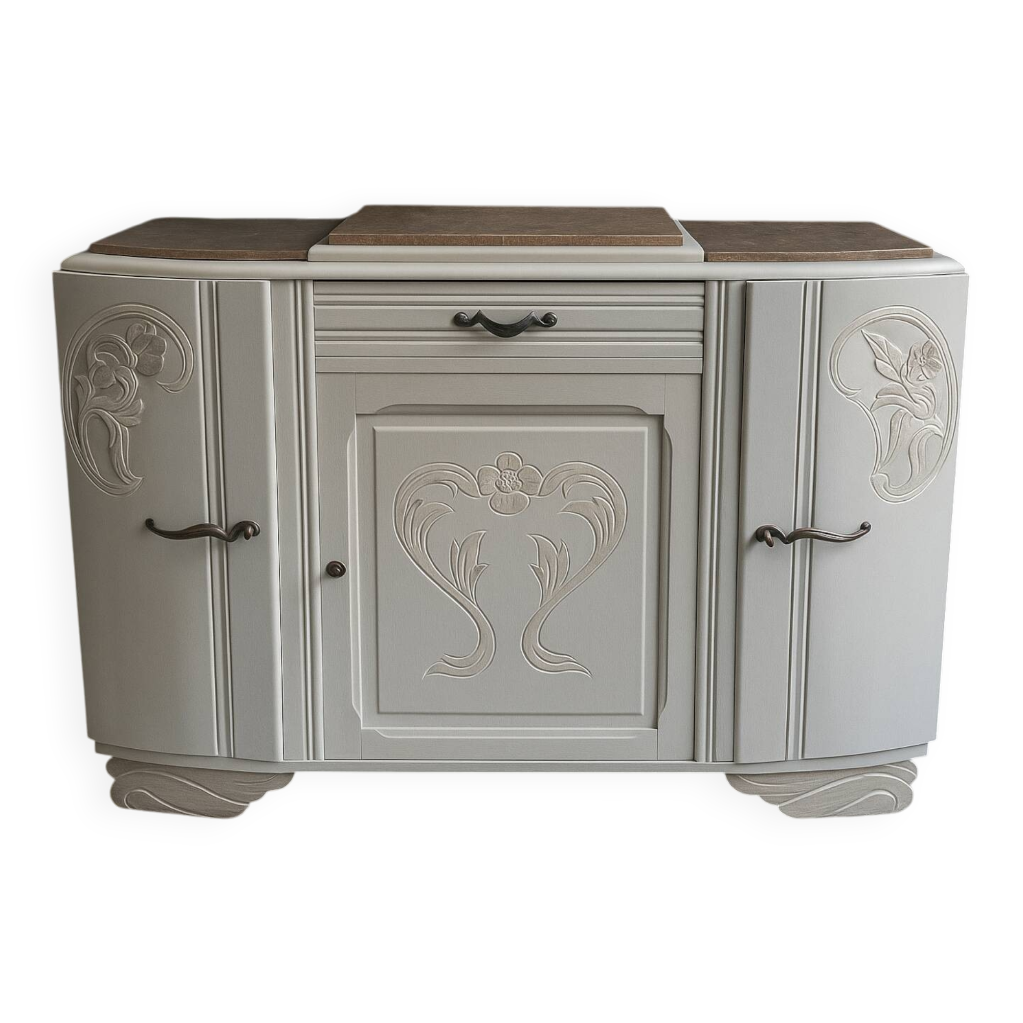 Patinated Art Deco sideboard