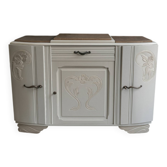 Patinated Art Deco sideboard