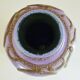 Glazed ceramic vase, abstract shape and decoration, fat lava, vintage 60s/70s