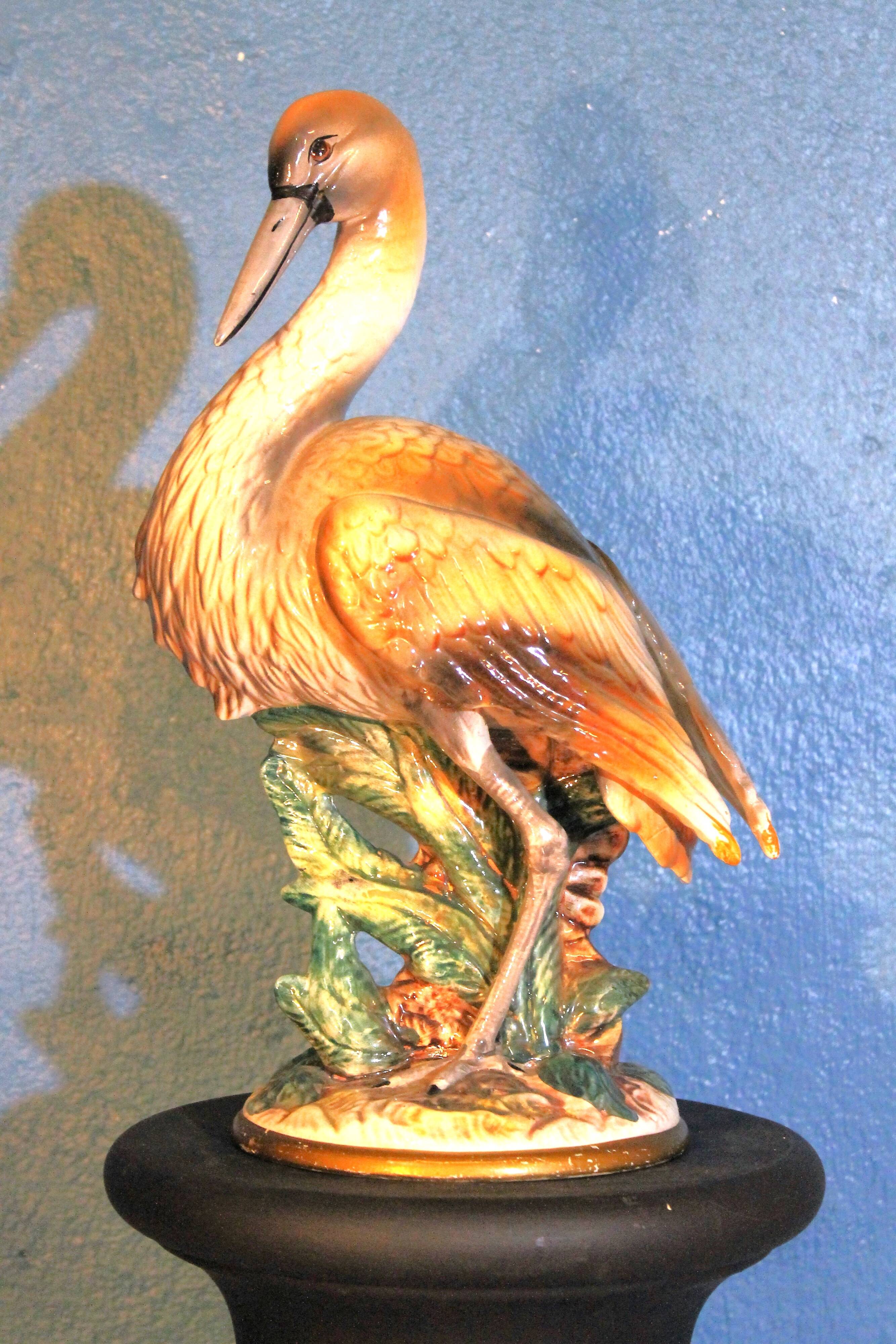 Statuette "stork" Italy 1960s