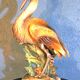 Statuette "stork" Italy 1960s