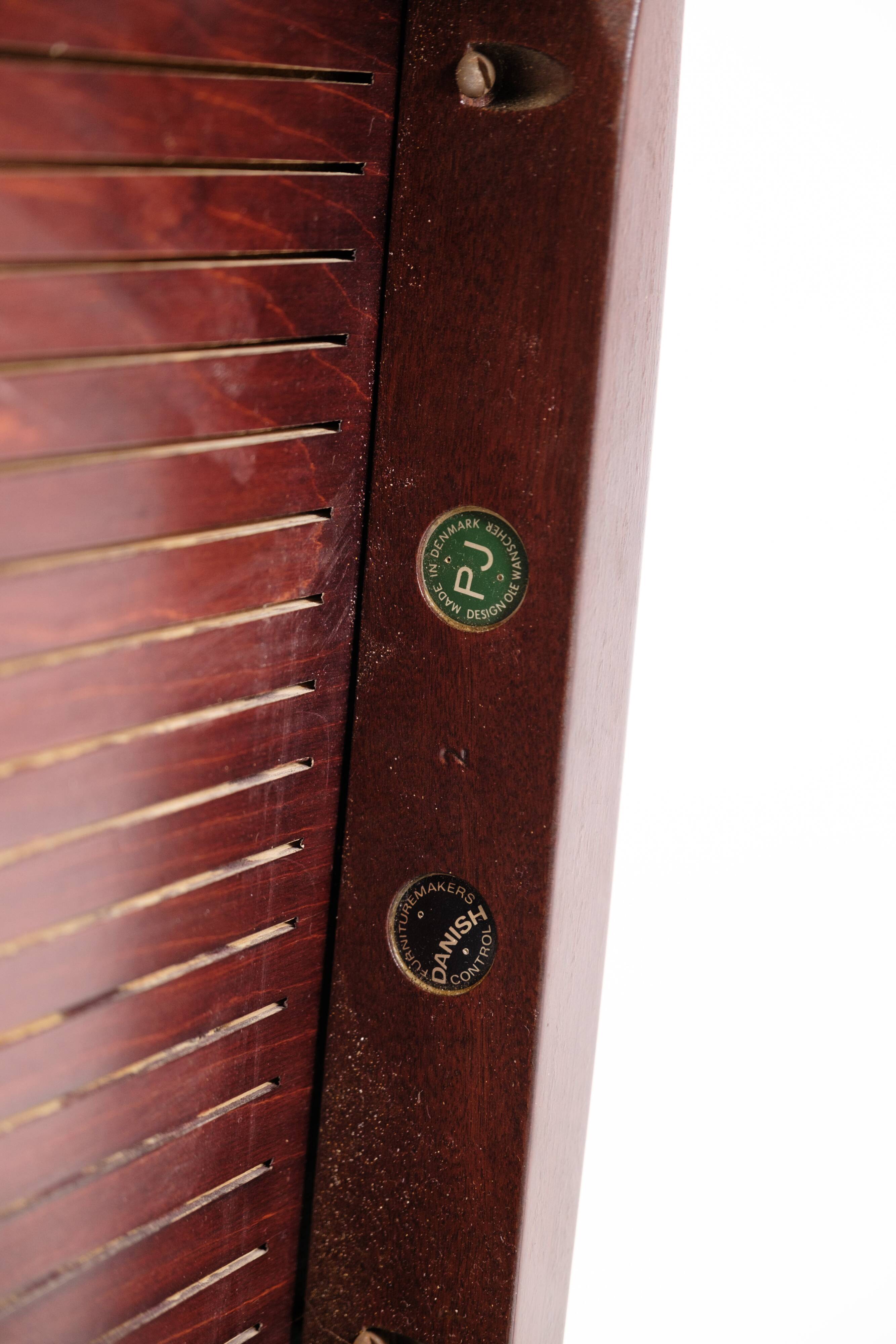 Set Of 2 Armchairs Model Runstedlund Made In Mahogany By Ole Wanscher From 1960s