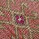 3x10 Pink & Cream Turkish Vintage Runner Rug, 100x317Cm
