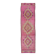 Pink Brown Turkish Runner Rug 86x300Cm SKU 18158