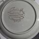 Sarreguemines Burgundy Stoneware Dessert Plate