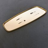 Rockabilly mirror, 1970s 26x78cm