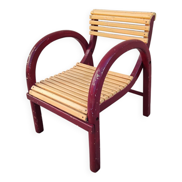 Chaise enfant baumann vintage
