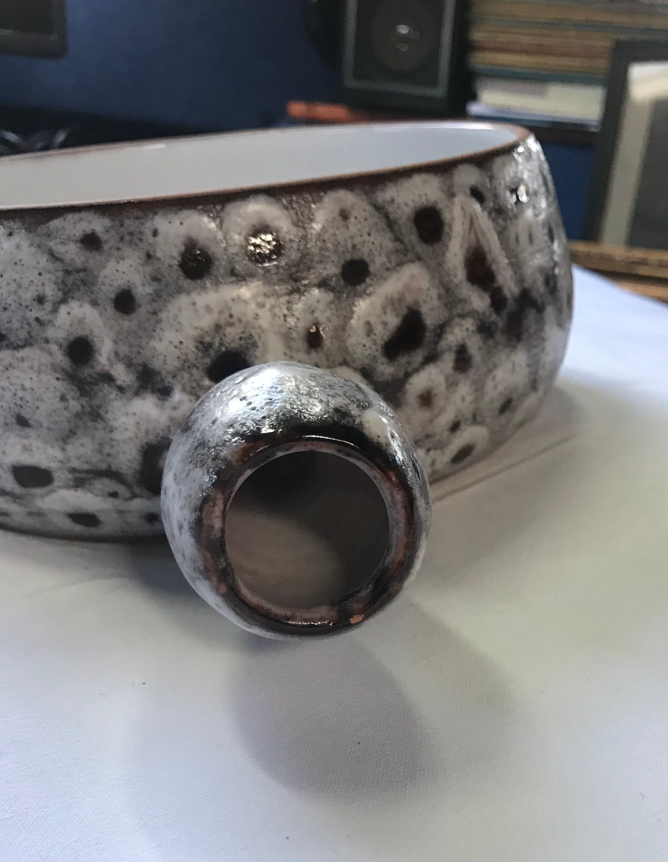 Caquelon for baking in the oven of the Grandjean house in Vallauris