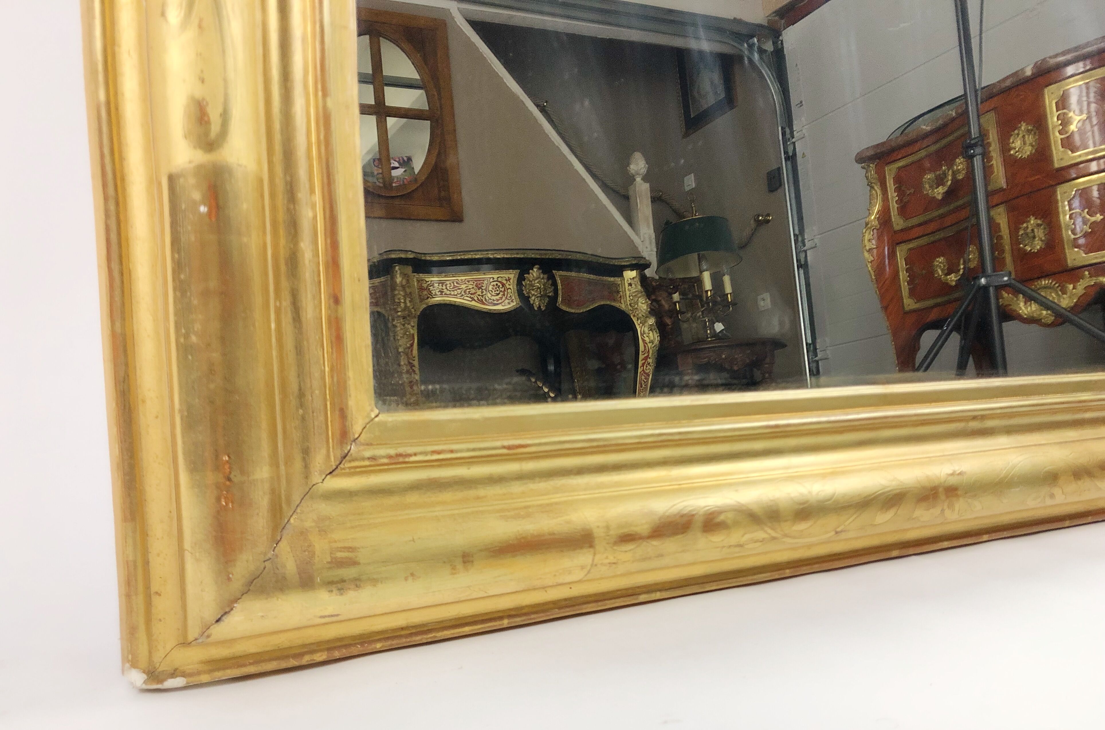Times mirror Louis Philippe 81x129cm
