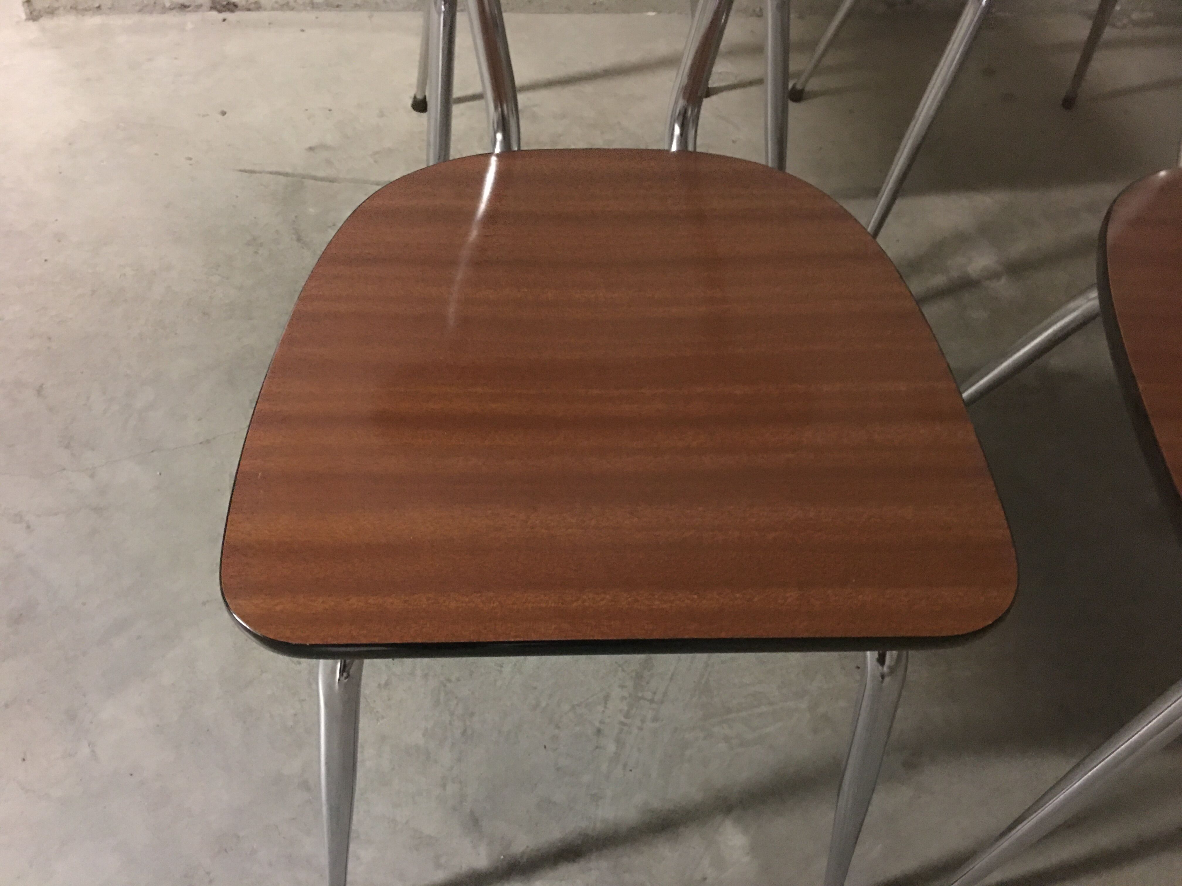 Chairs in formica 60s