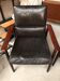 Danish leather and rosewood armchairs for Sibast 70s