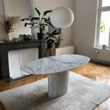 Table marble arabescato Italy vintage