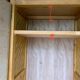Bamboo cabinet woven and modular pine vintage 1960
