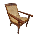 Colonial rattan planter armchair