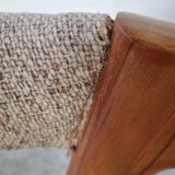 4 teak Compass chairs by Kai Kristiansen for SVA Møbler, 1960s