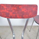 Chaises en formica 1960