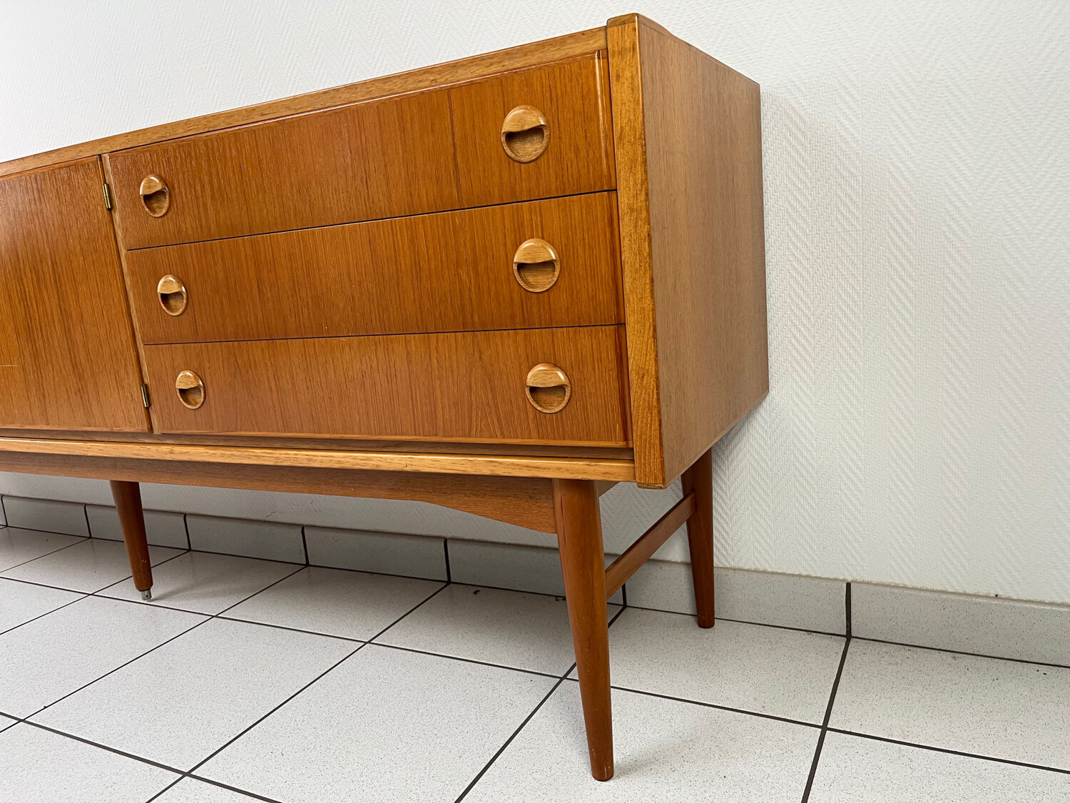 Scandinavian teak sideboard from the 1960s.