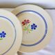 4 assiettes plates vintage de la manufacture de K&G Luneville modèle Mat en porcelaine 210742
