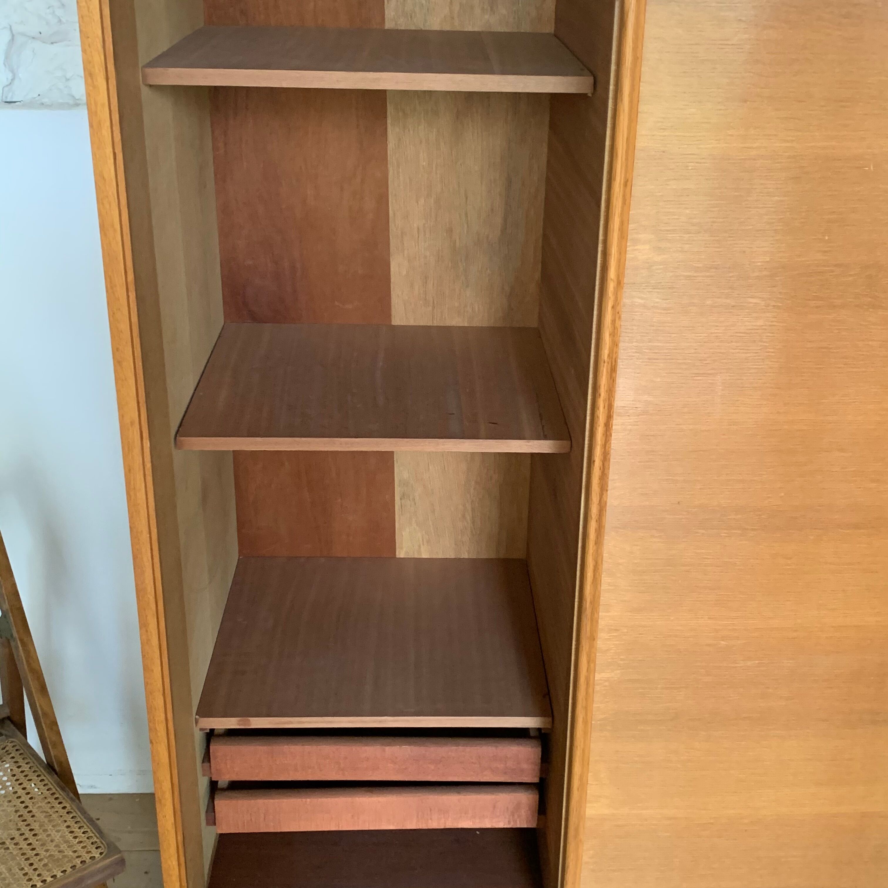 Vintage oak and canning wardrobe