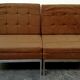 Pair armchairs by Florence Knoll 1960s