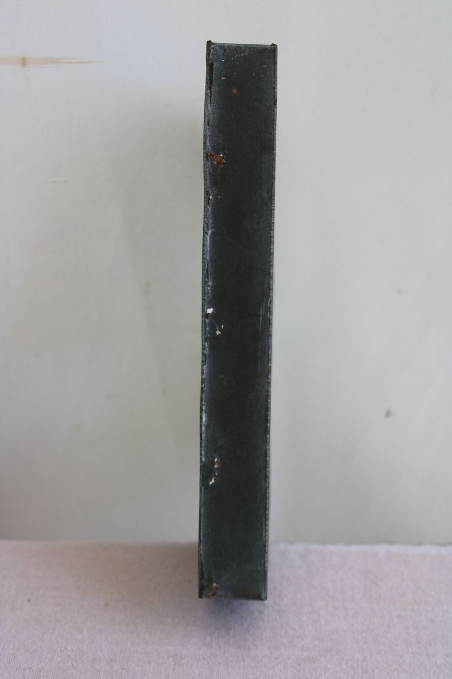 Letter of sign in zinc