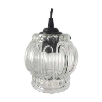 Luminaire hanging chiseled glass