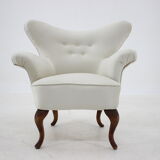 1900s antique curved armchair