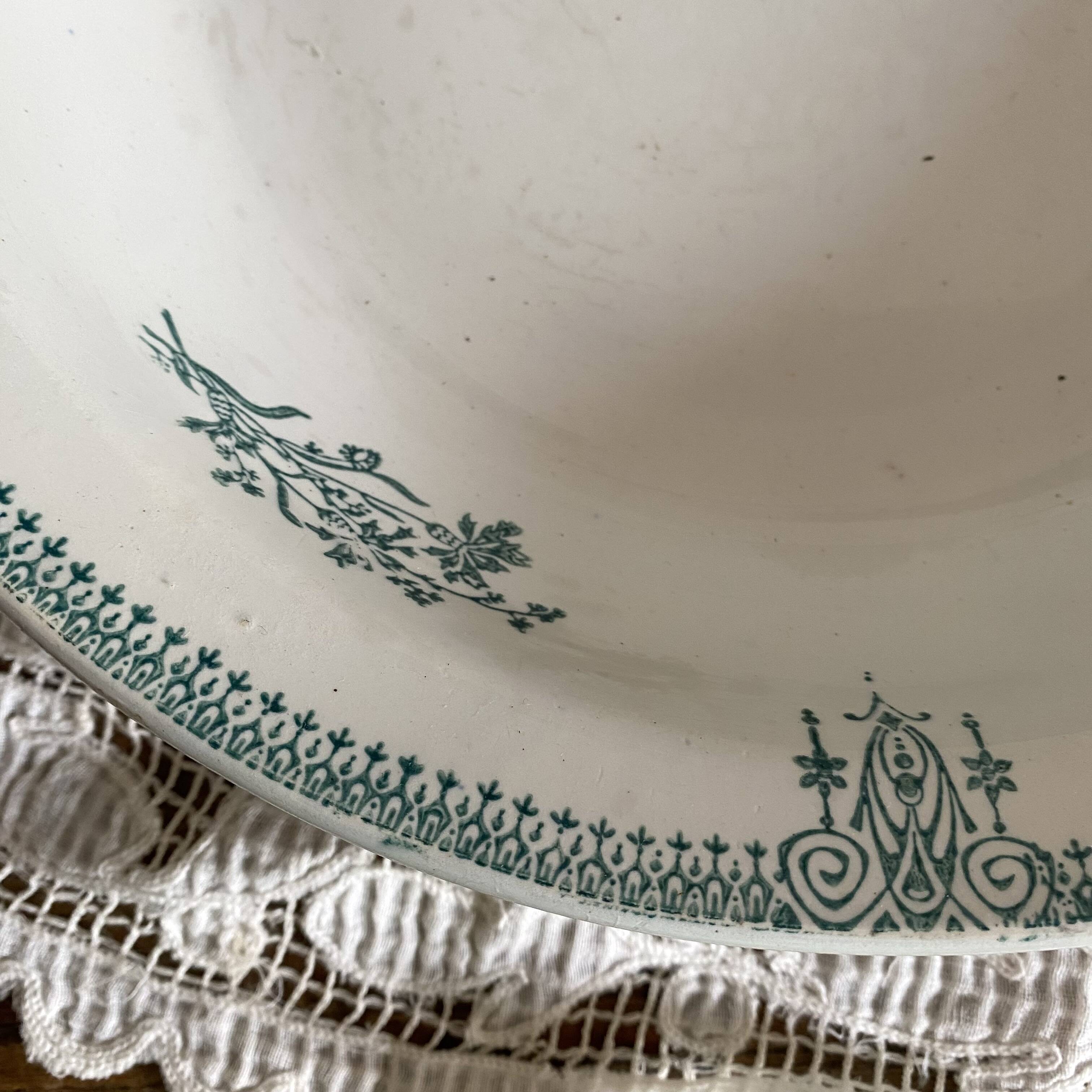 St Amand ironstone salad bowl