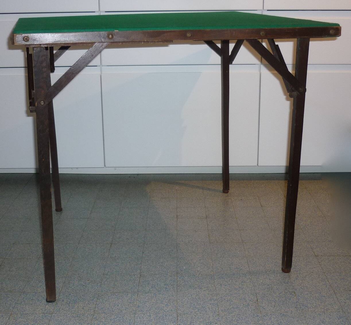 Vintage folding games table