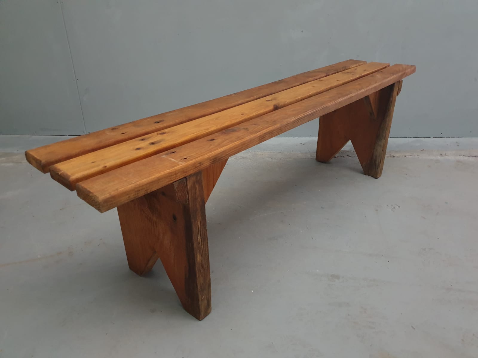 Antique wooden bench