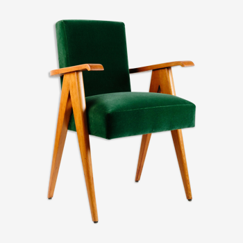 Green forest design armchair