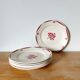 6 old flat plates