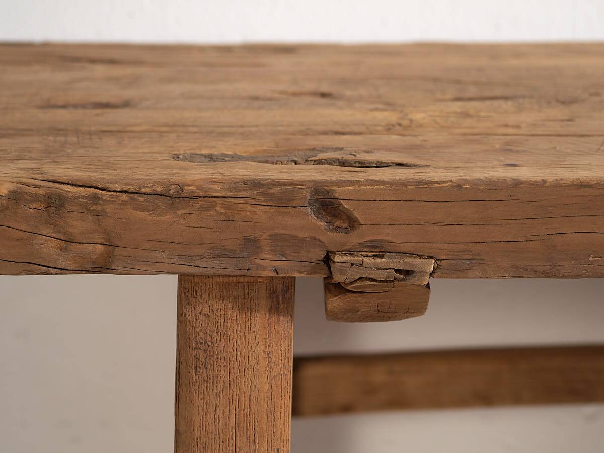 Antique wooden console table (c.1920) #6