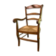 Fauteuil paillé ancien