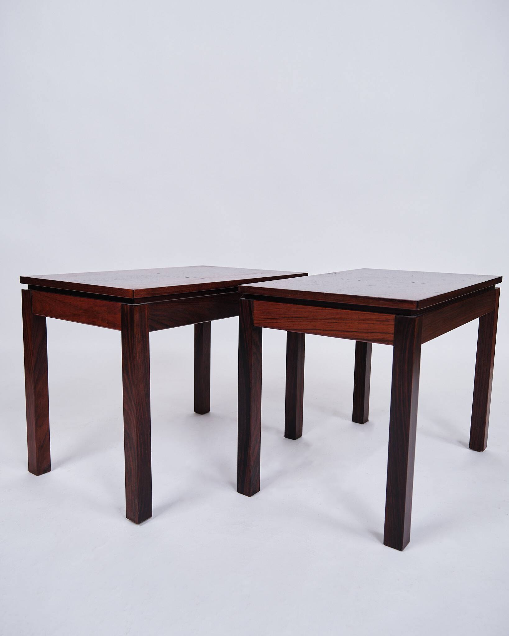 Ensemble de tables d'appoint / tables basses - palissandre - Rud Thygesen - Heltborg Furniture - 1960
