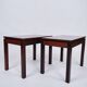 Ensemble de tables d'appoint / tables basses - palissandre - Rud Thygesen - Heltborg Furniture - 1960