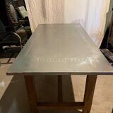 Zinc plated table