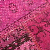 5x8 Pink Vintage Patchwork Rug 242x164Cm