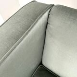 Canapé 2 places en velours Franco Albini pour Poggi, modèle DV33, Italie, années 1960.