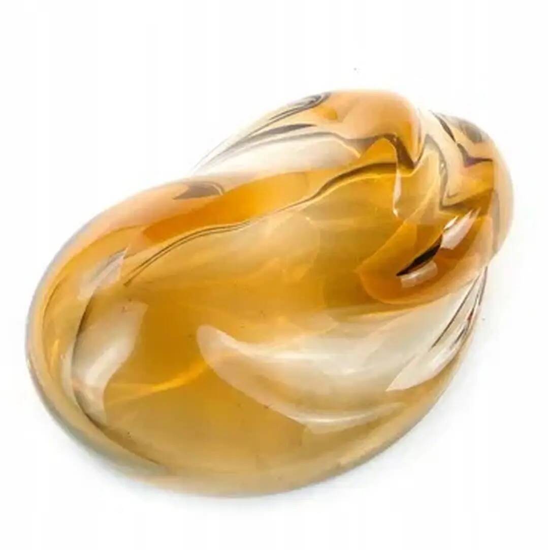 Murano Sommerso centrepiece, glass, design by F. Poli, Italy, 1950s